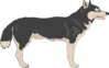 Wolf Side View Clip Art